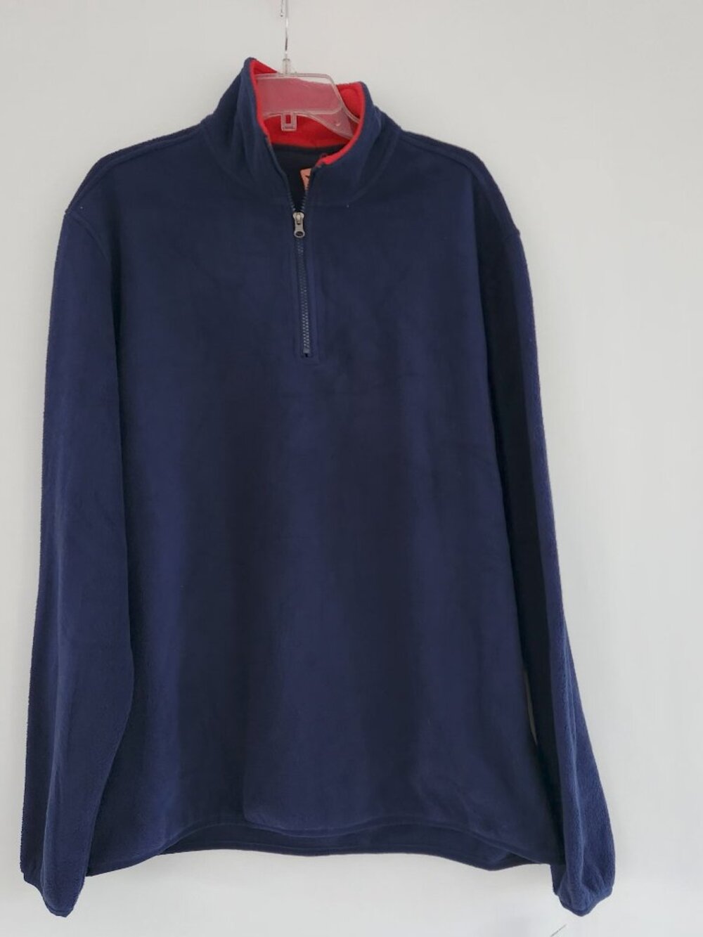 🧥 NWT Q-Active Men's Polar Fleece 1/4 Zip Pullover - Size Large